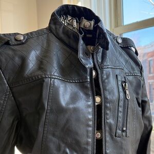 Men's Black Leather Jacket